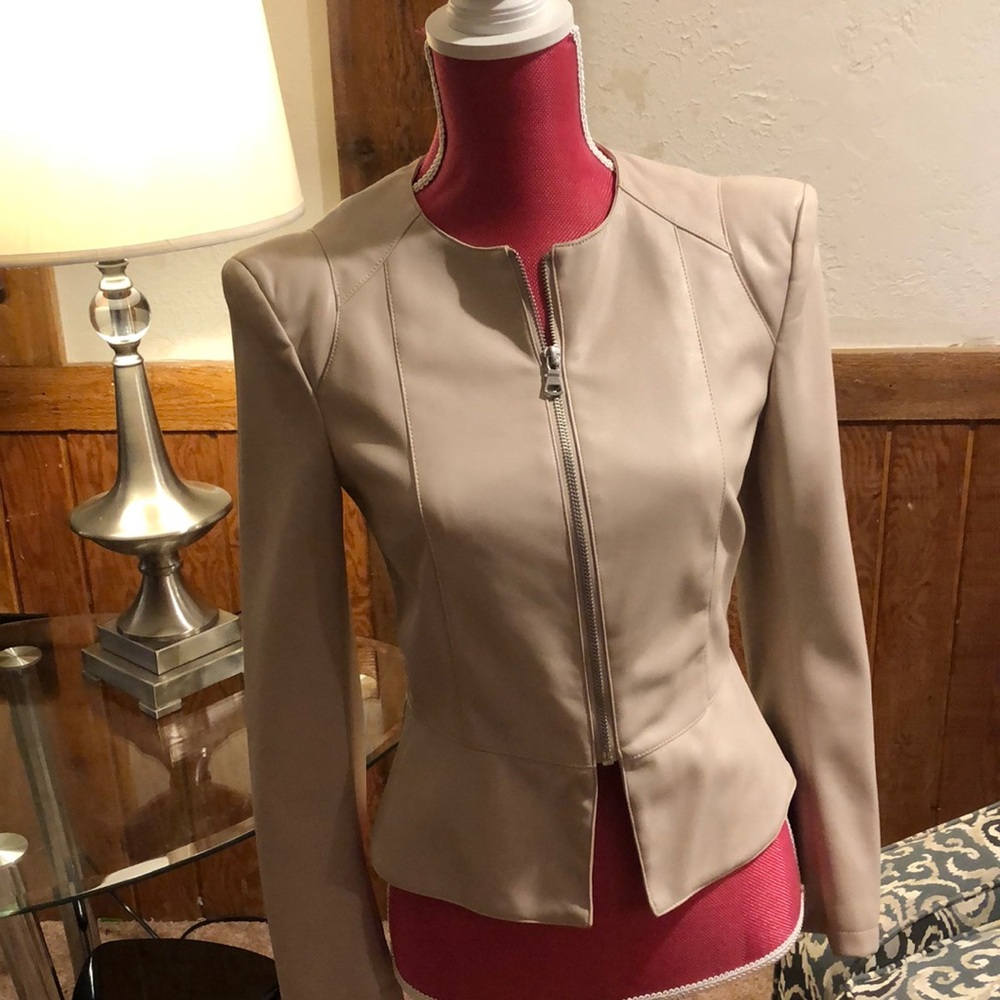 Zara leather coat